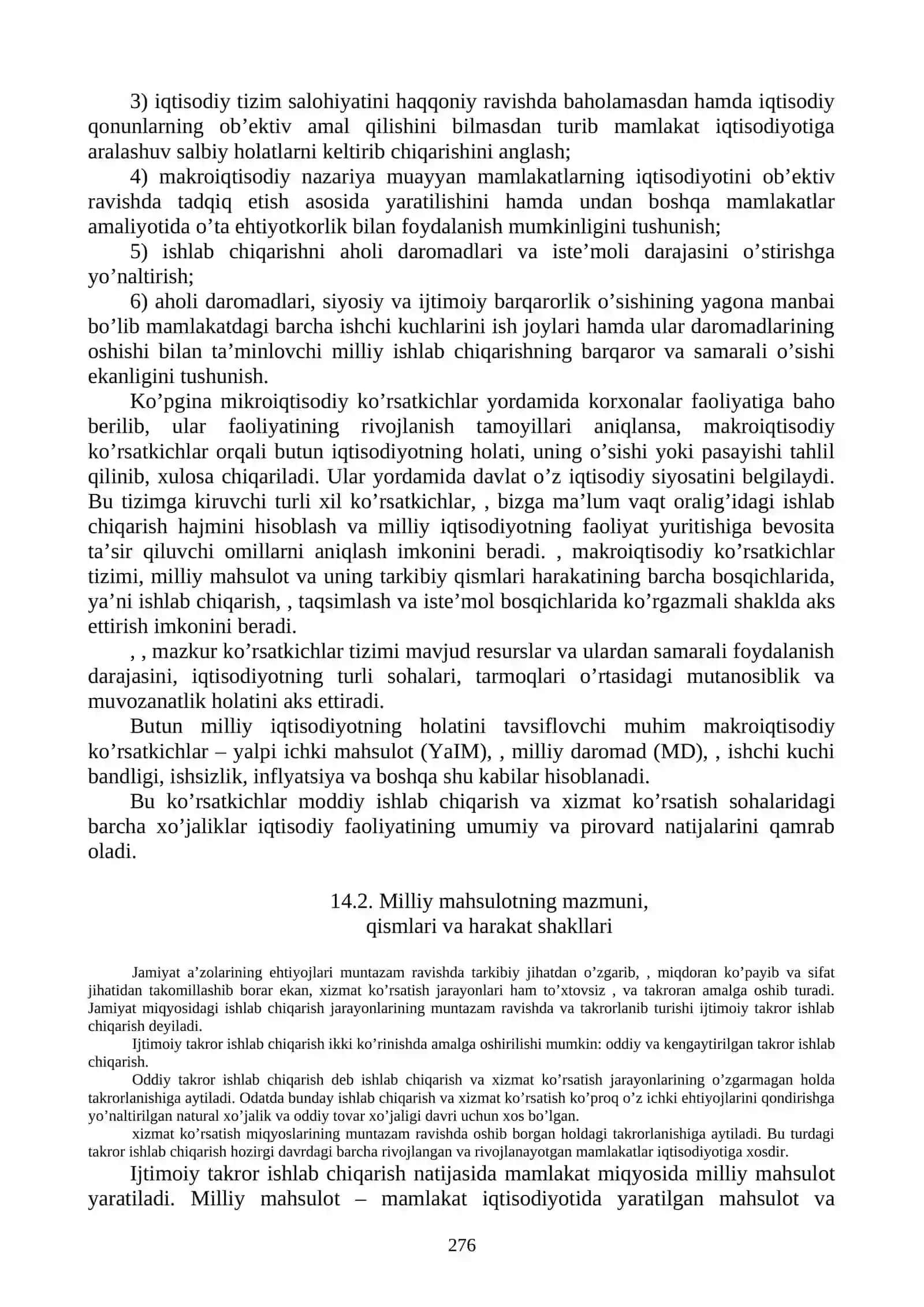 MILLIY IQTISODIYOT VA UNING MAKROIQTISODIY O’LCHAMLARI 3