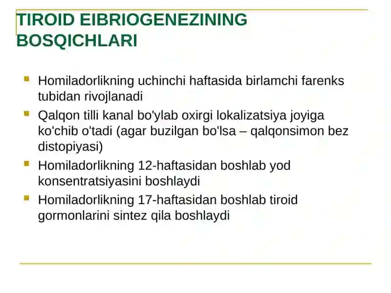 Anatomiya va Qalqonsimon Bez Fiziologiyasi 3