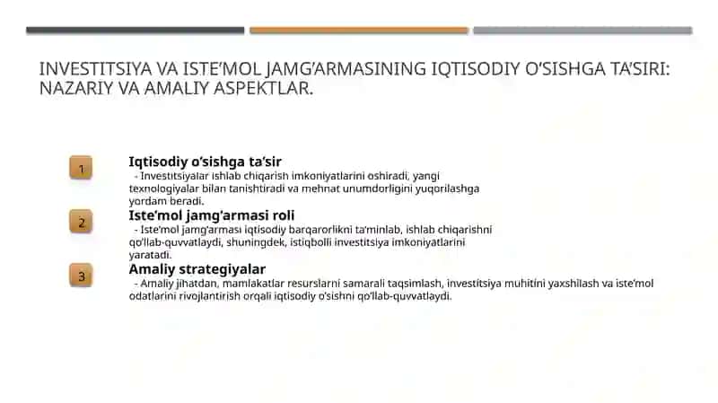 Investitsiya va iste’mol jamg’armasi 3