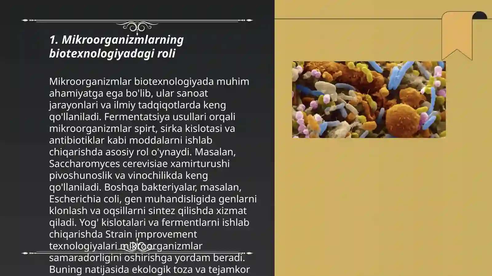Mikroorganizmlar asosida texnologiyalar 3