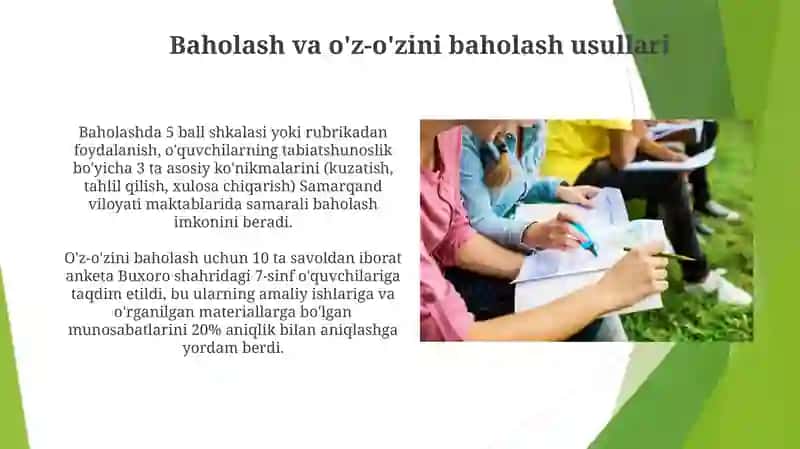Tabiatshunoslik darslarida mavzuga mos mеtodlarini tanlash va o‘quv jarayonida to‘g‘ri qo‘llash 3