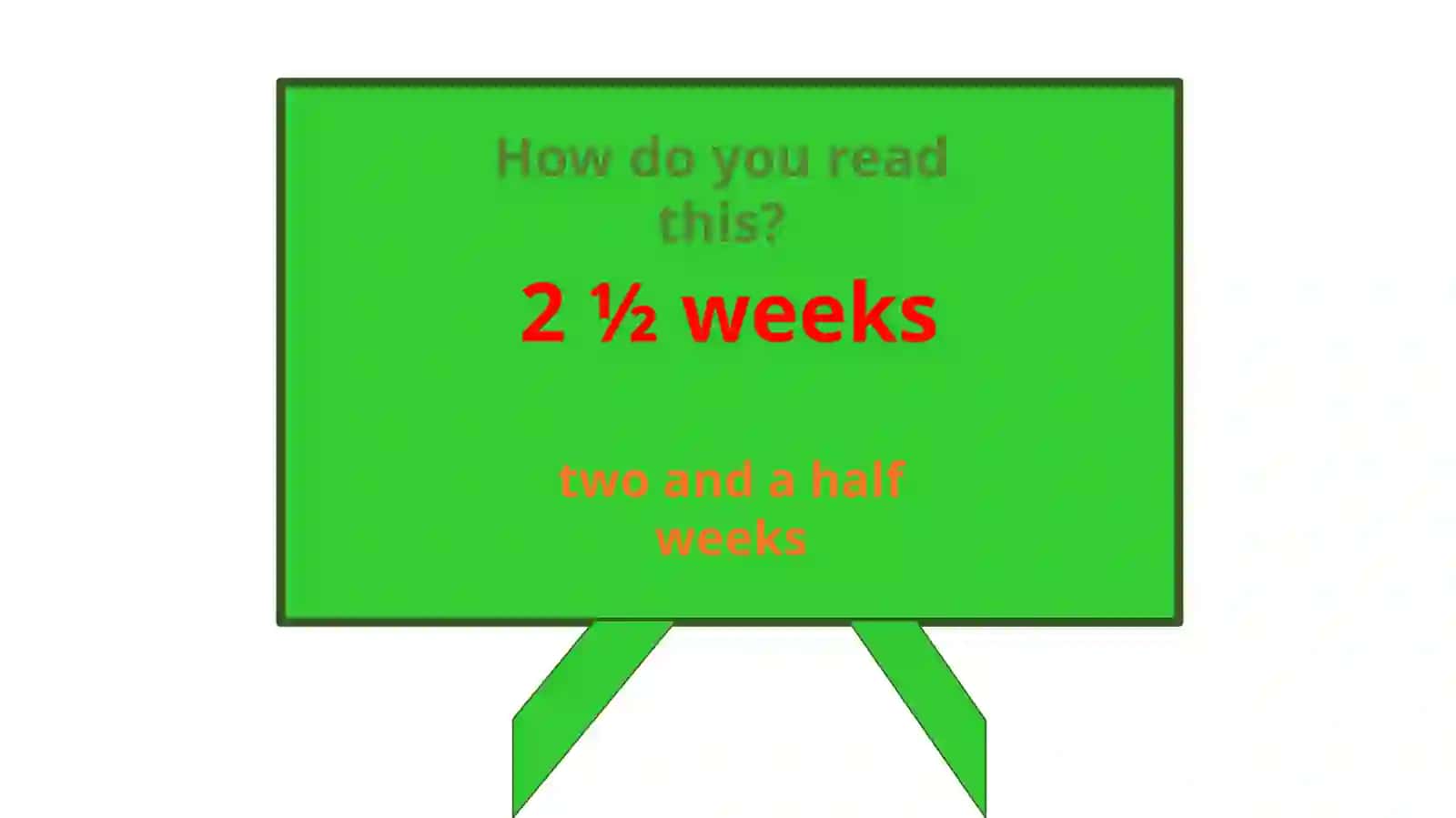 How do you read these? 3