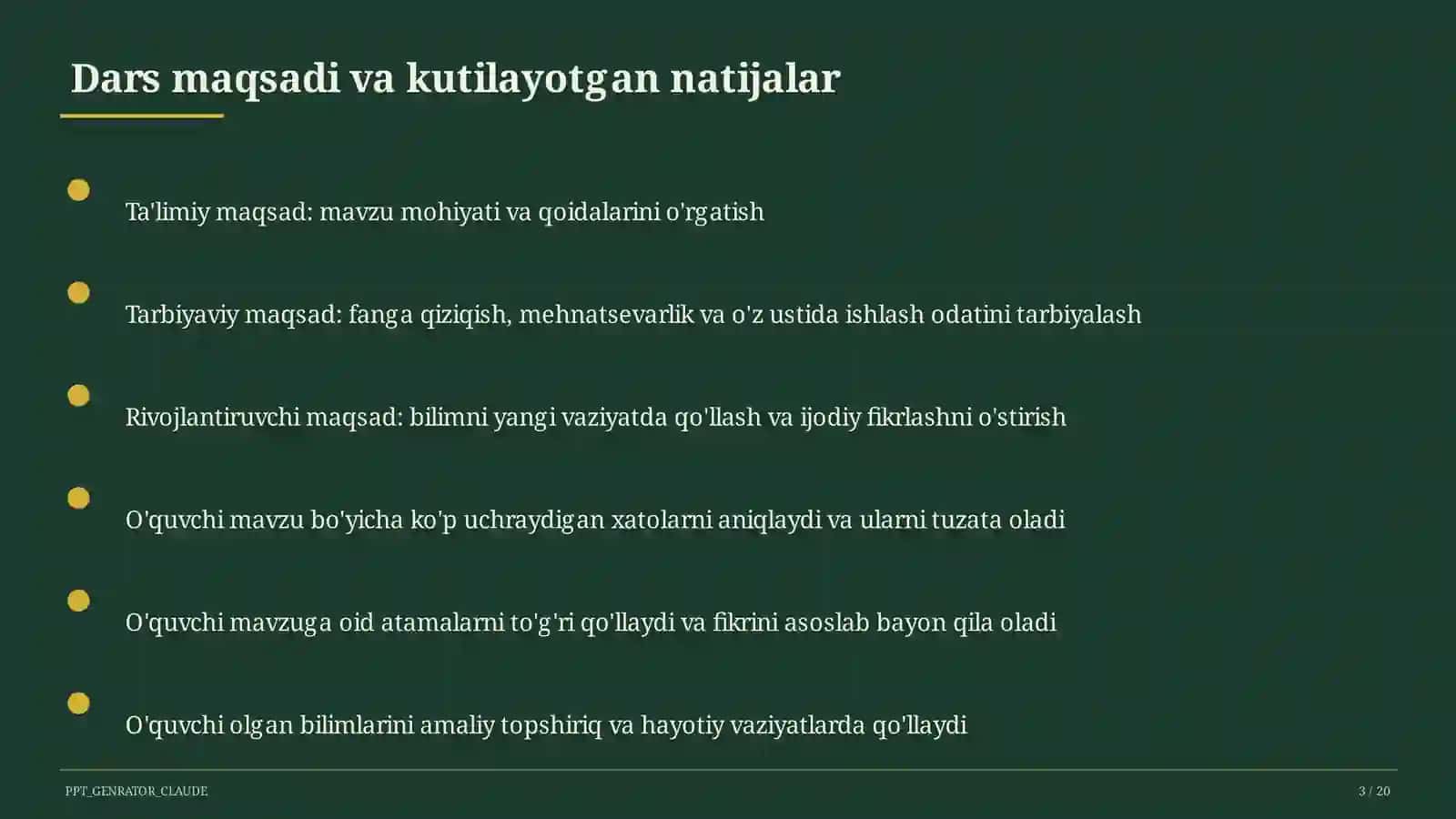 Xaritani o'qish va shartli belgilar (4-sinf) 3