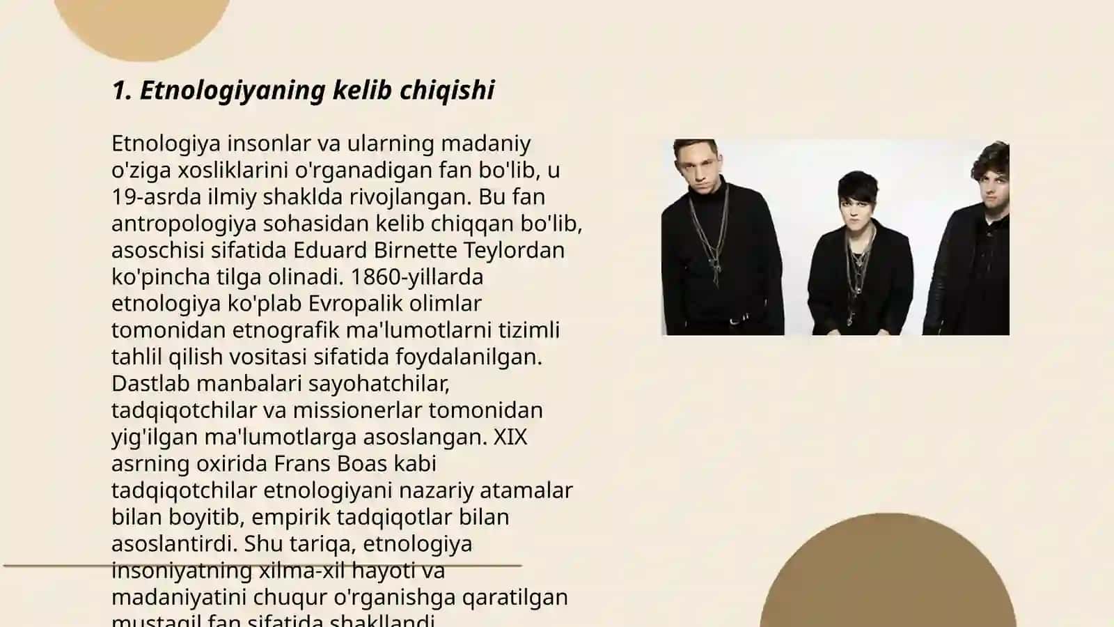 Etnologiyaning fan sifatida shakllanishi tarixi mavzusida slayd tayyorlash 3