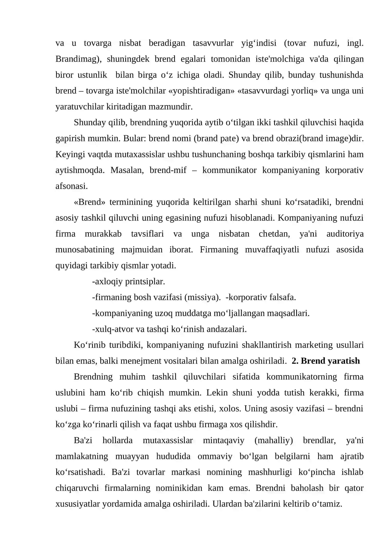Turizm sohasida brend yaratish, ommaviy uchrashuv va namoyishlarni tashkil etish 3