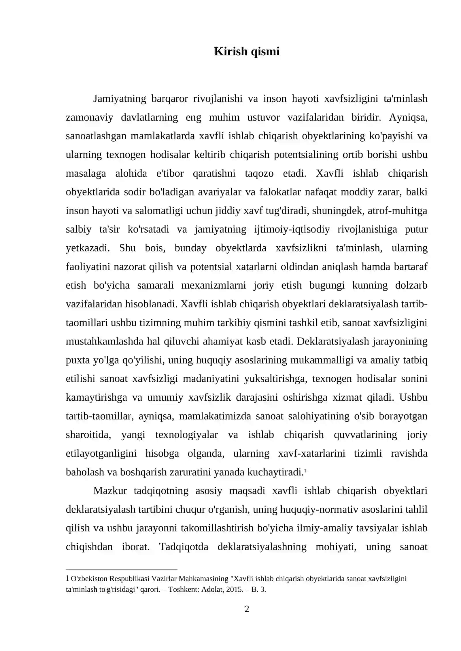 Xavfli ishlab chiqarish obyektlari deklaratsiyalash tartibi 3