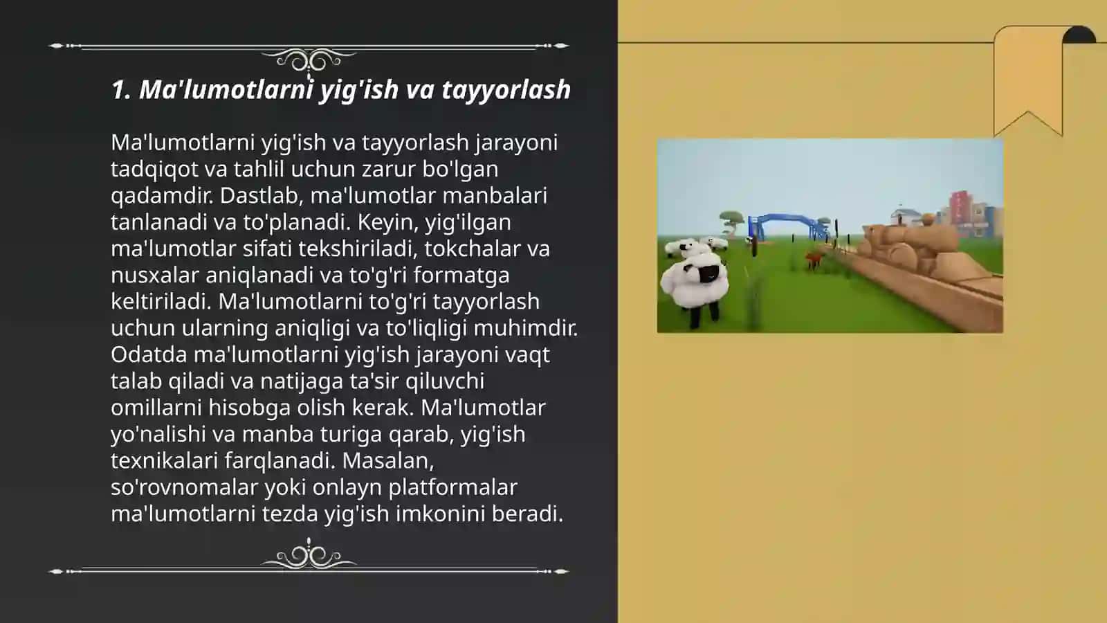 Ma'lumotlarni yig'ish va tayyorlash 3