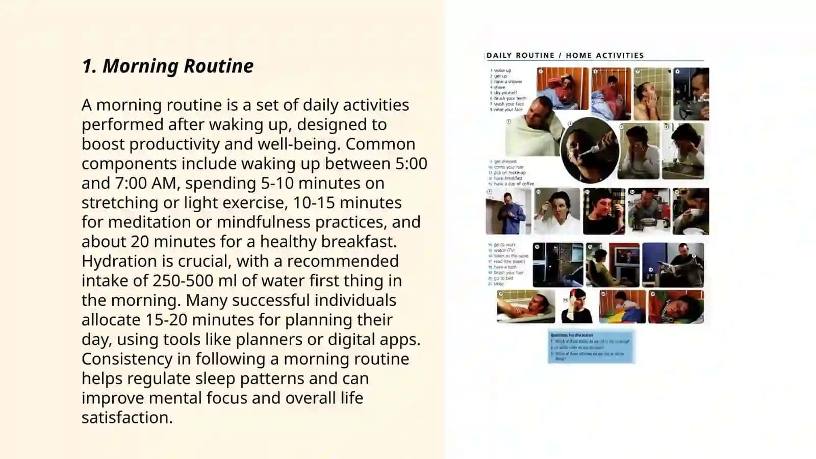 Morning Routine 3