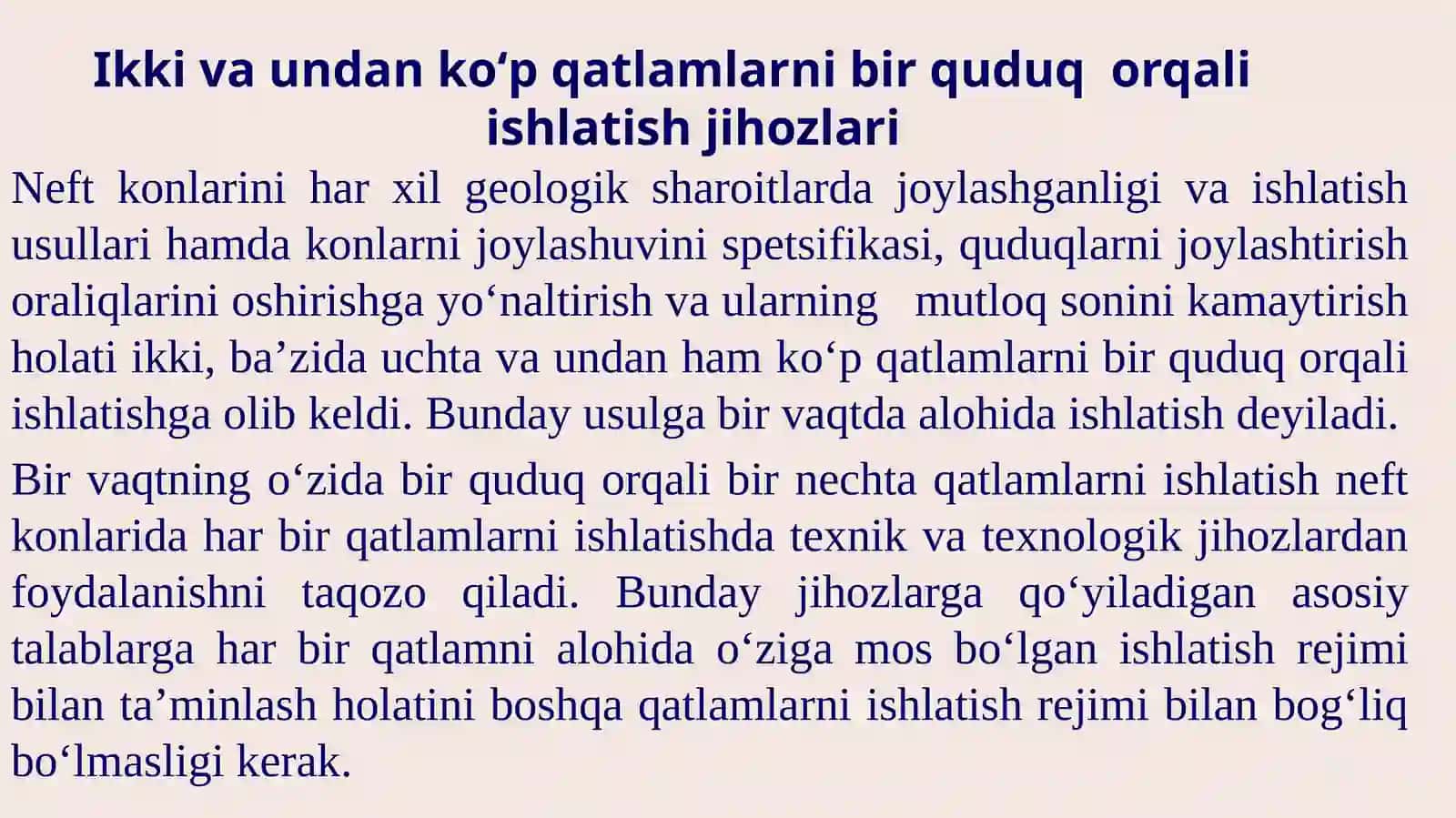 BIR NECHA QATLAMLARNI BIR QUDUQ ORQALI BIR VAQTDA ALOHIDA ISHLATISH 3