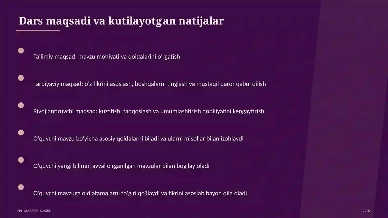 Butun ko'rsatkichli daraja va standart shakl (8-sinf) 3