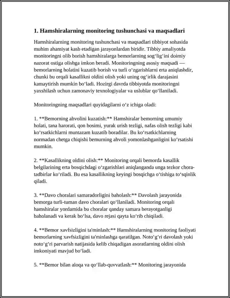 HAMSHIRALARNING MONITORING OLIB BORISHI VA BAHOLASHI 3