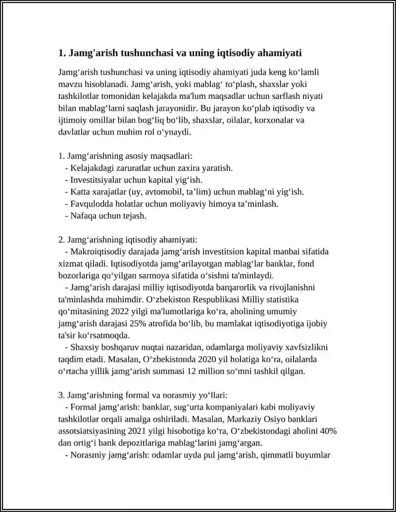 JAMĞARISH VA ISTE'MOL JARAYONLARI XUSUSIYATLARINI O'RGANISH 3