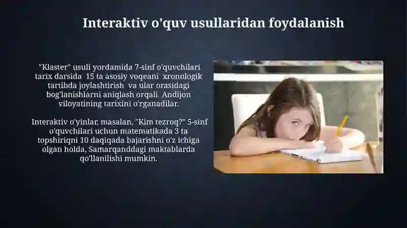 Tarbiyasi qiyin va o‘zlashtiruvchi o‘quvchilar bilan ishlash metodlari 3