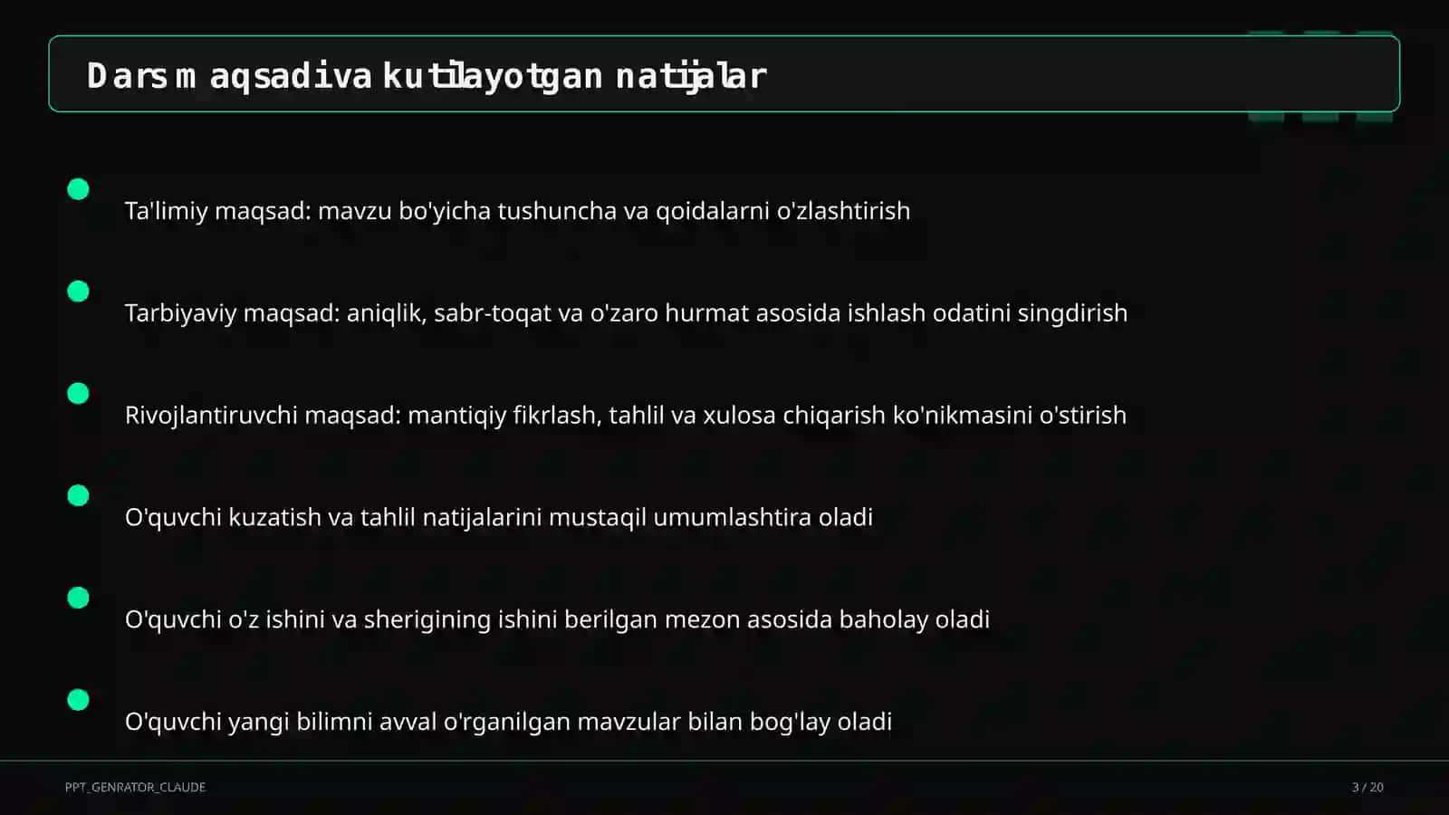 O'zbekistonning dorivor o'simliklari (6-sinf) 3