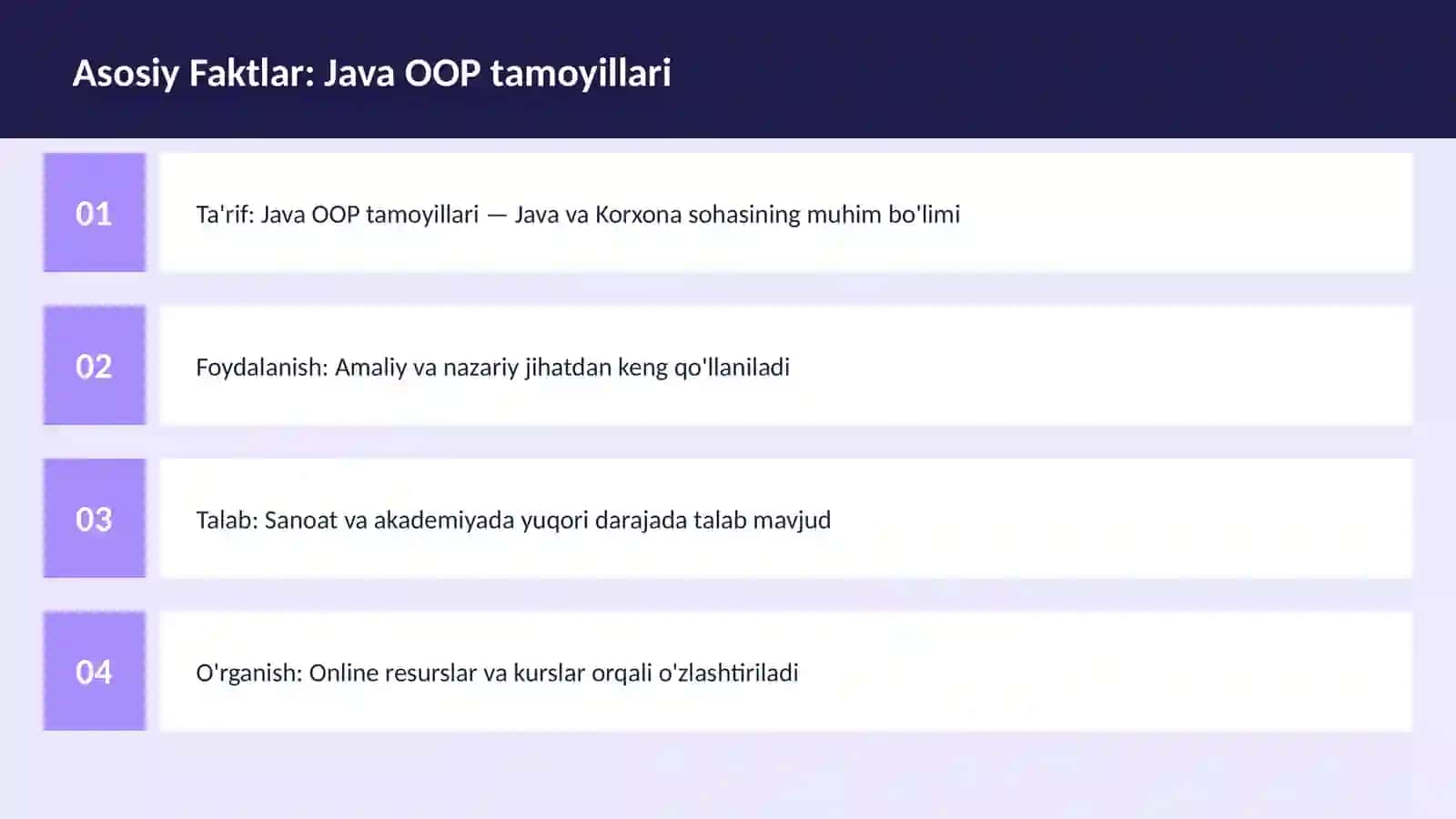 Java OOP tamoyillari 3