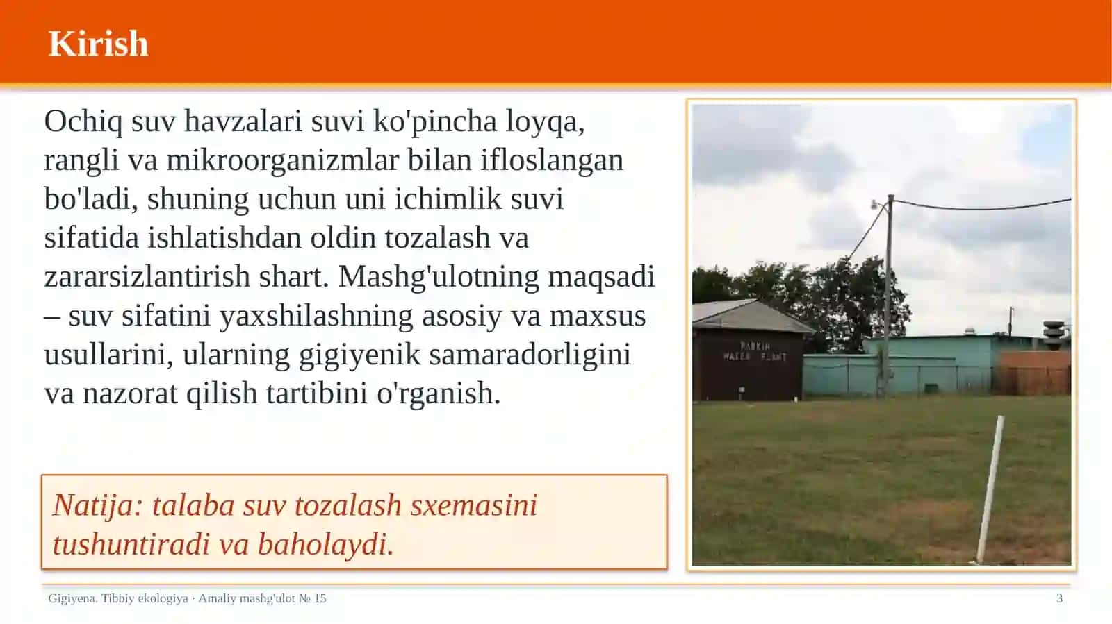 Suv sifatini yaxshilashning zamonaviy usullari 3