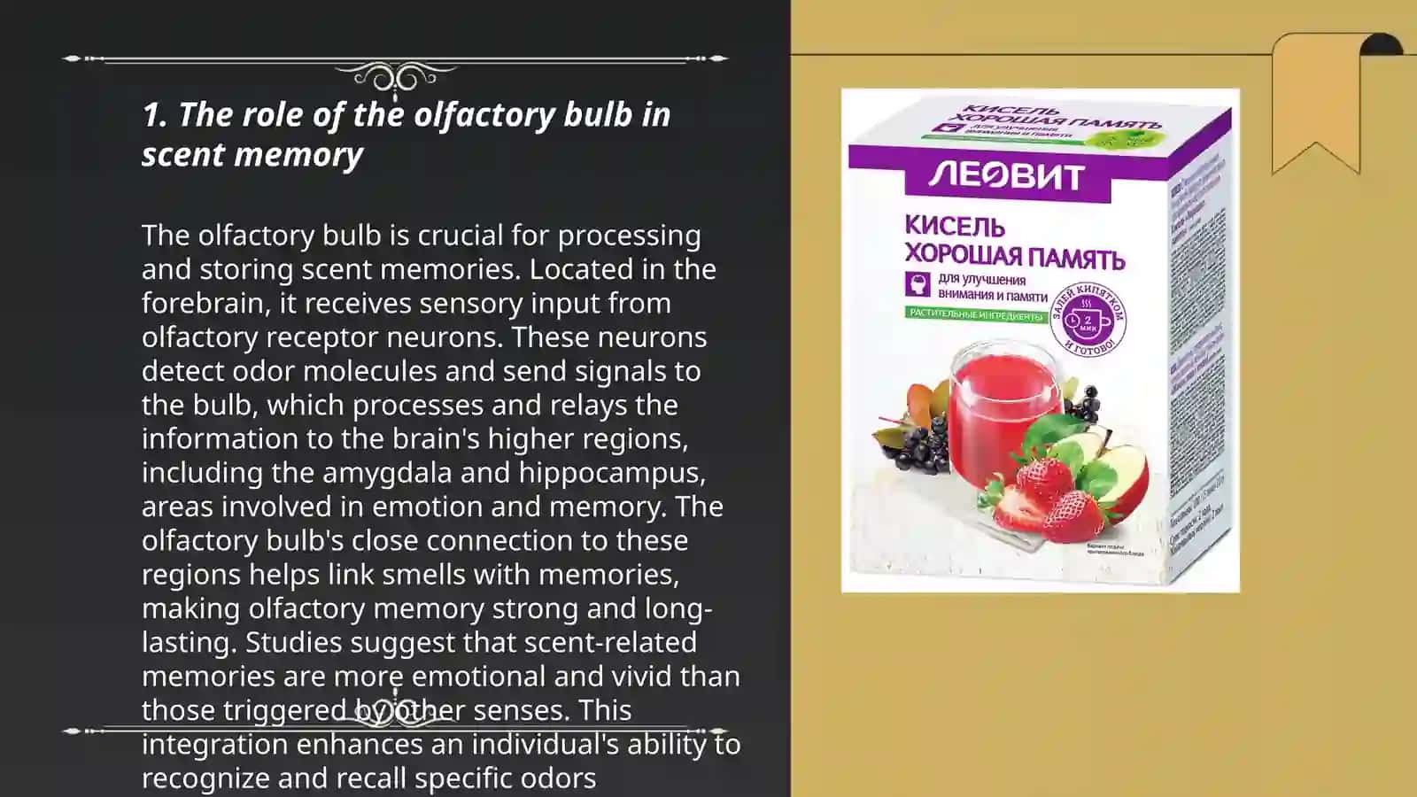 Memory and smell 3