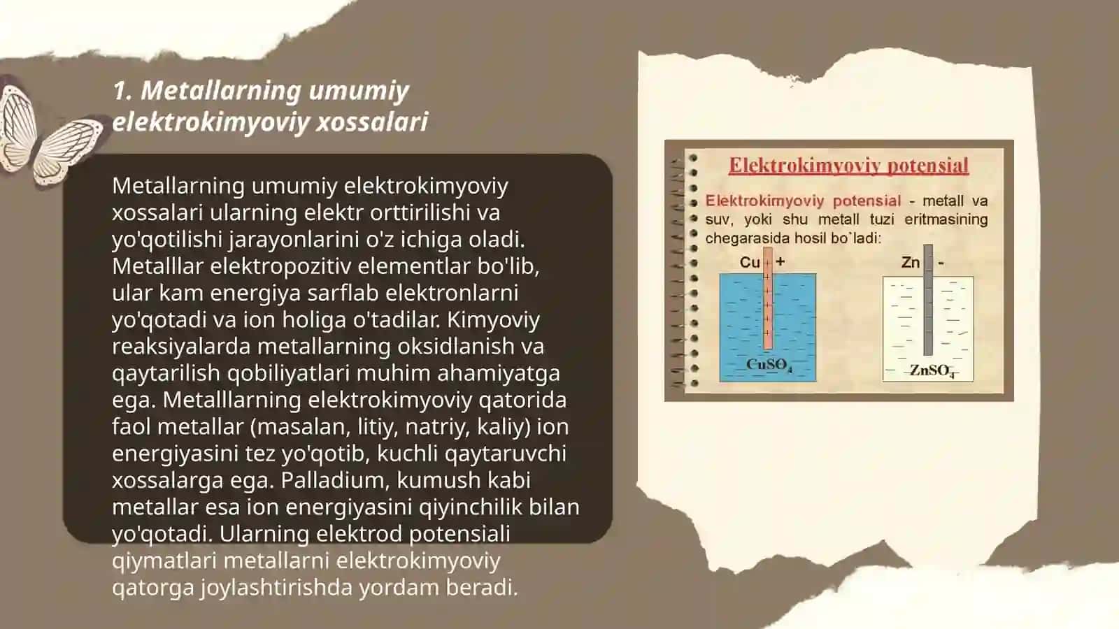 Metallarning elektrokimyoviy xossalari 3