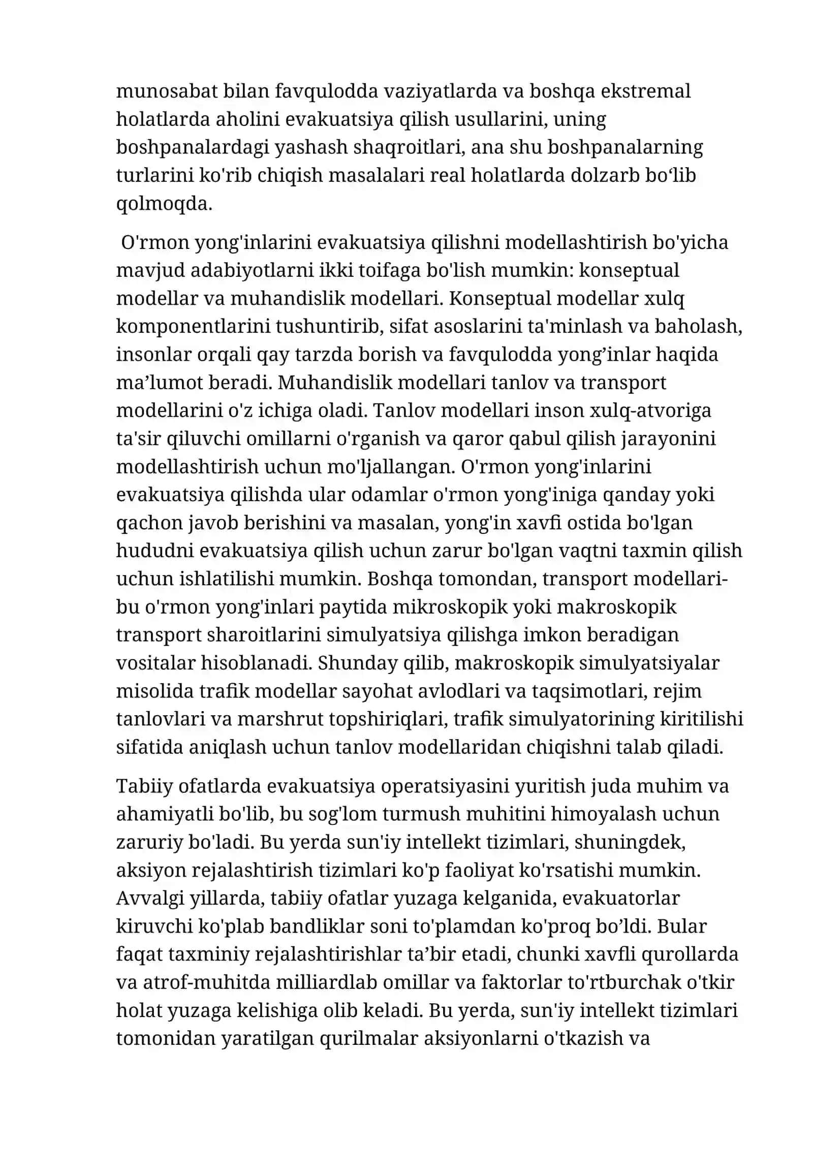 Ishlab chiqarish obyektari ishchi xodimlarini va unga yaqin aholini evakuatsiya qilishni rejalashtirish 3