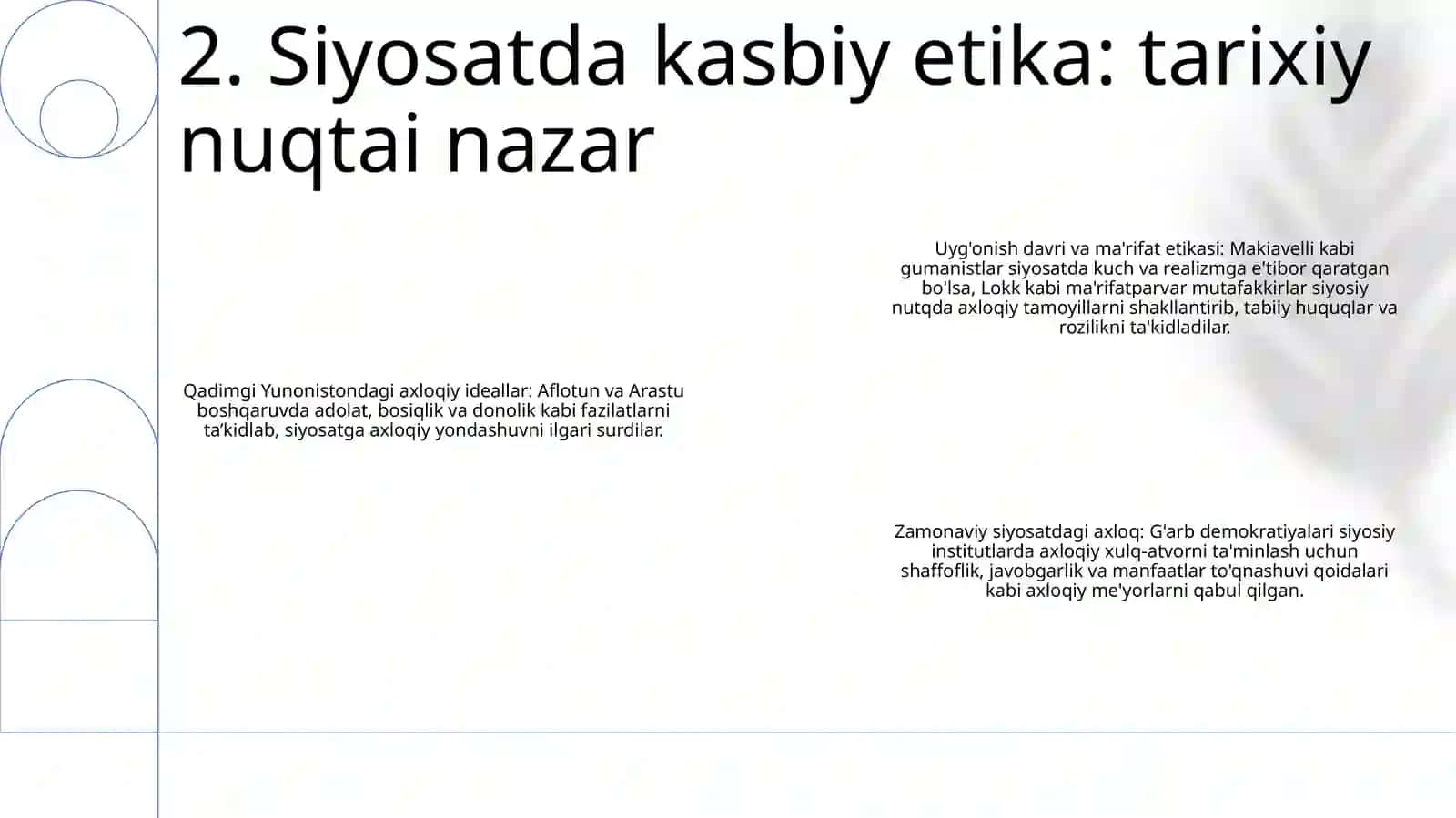 Siyosatda Professional Etika Va Axloqning Yangi Siyosati 3