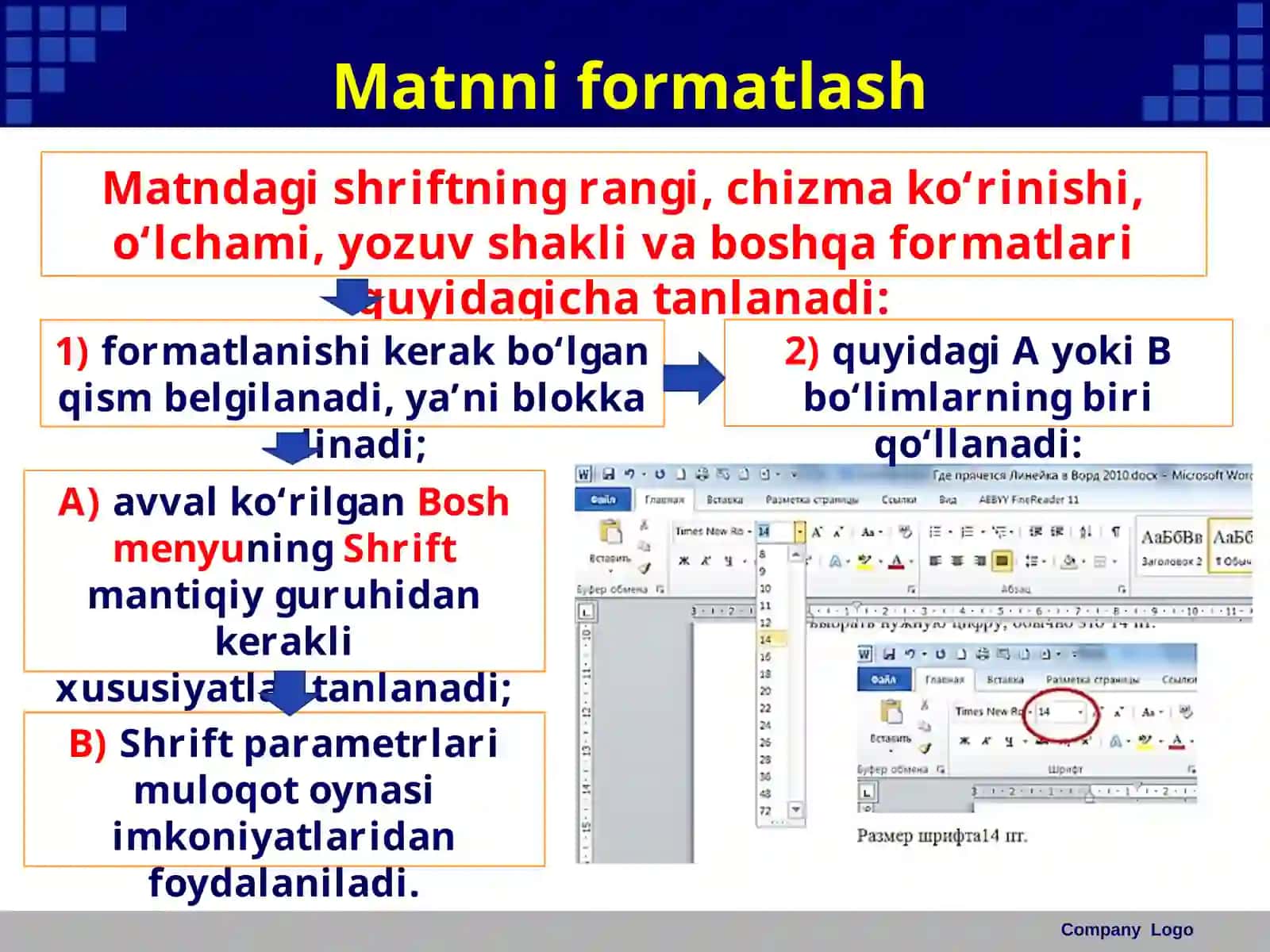 Hujjatni formatlash 3