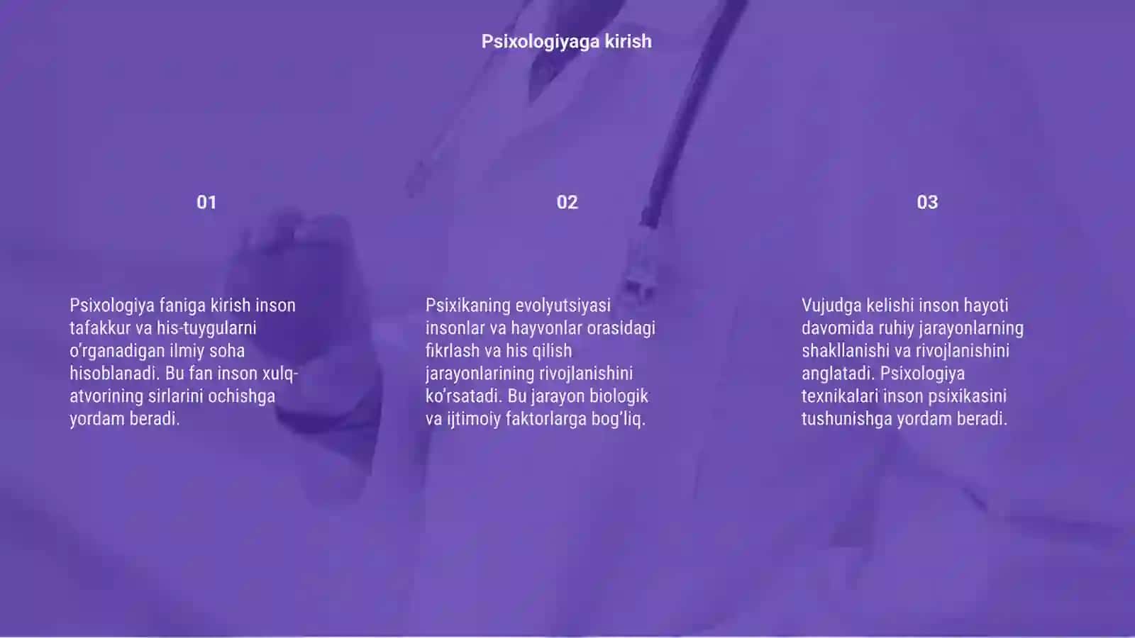 Psixologiya faniga kirish 3
