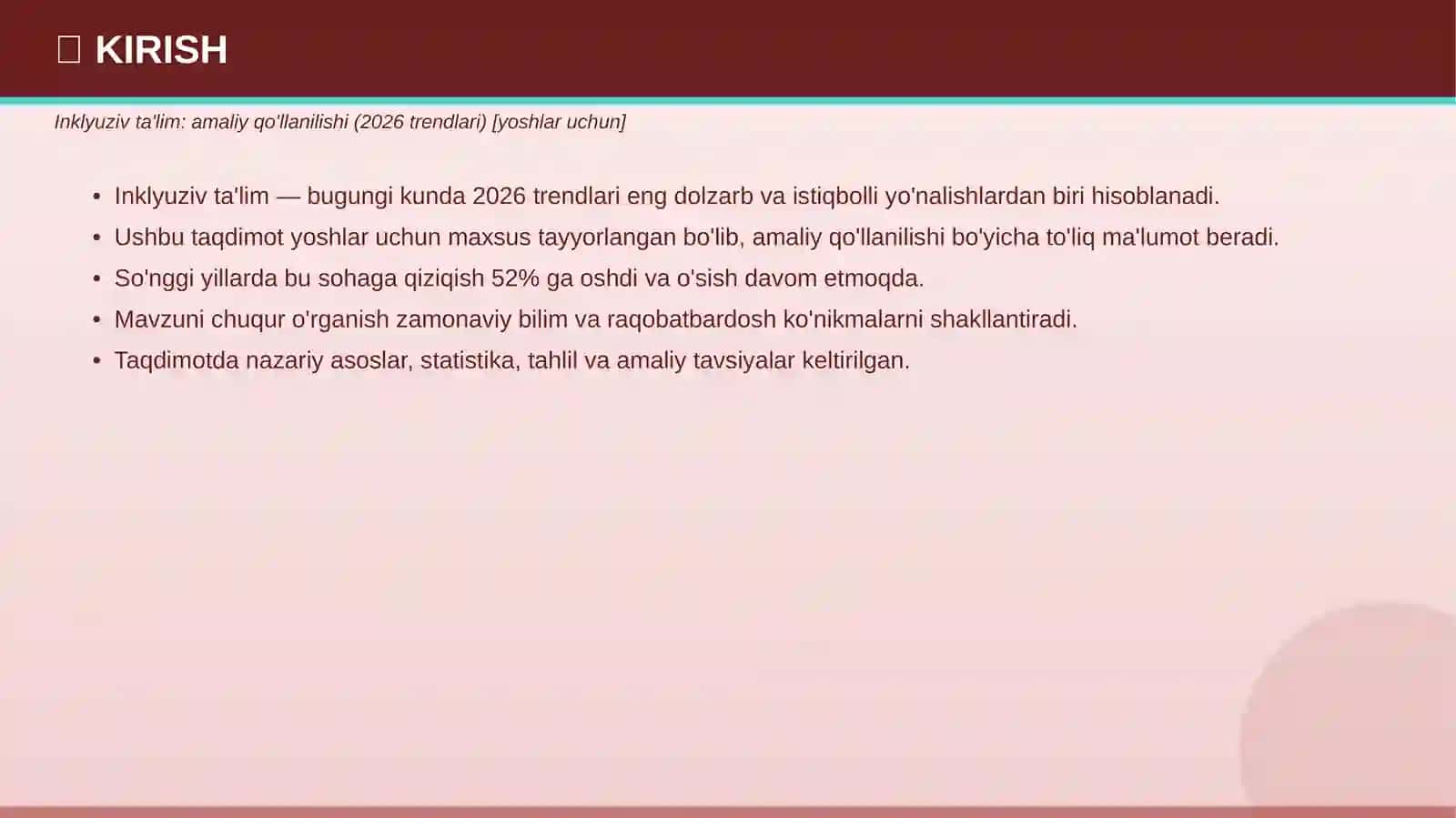 Inklyuziv ta'lim: amaliy qo'llanilishi (2026 trendlari) 3