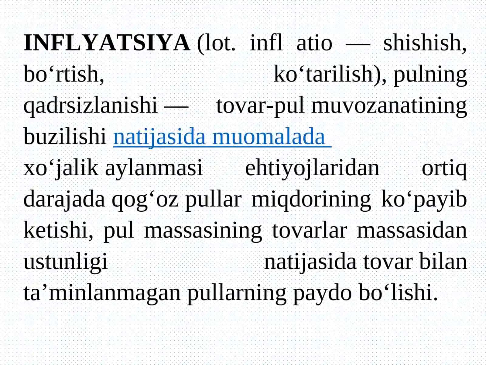 Inflyatsiya va inflyatsiyaga qarshi siyosat 3