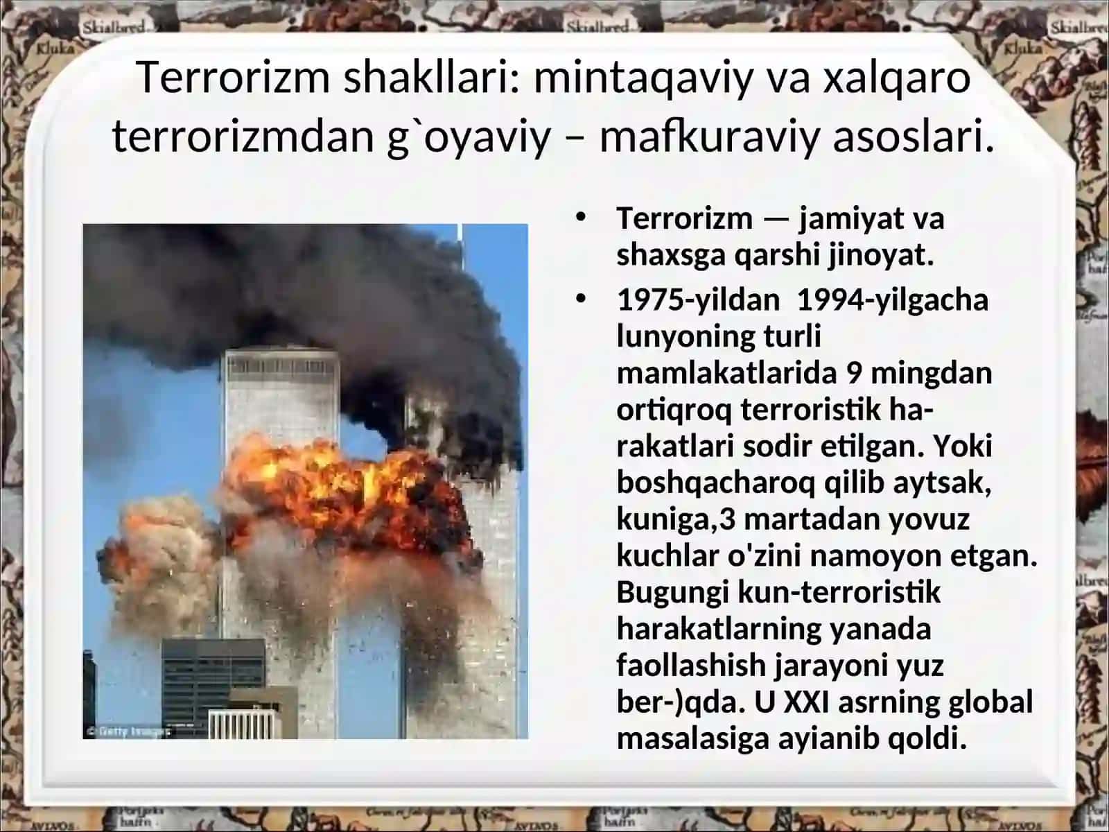 G`OYAVIY TAHDIDLAR YO`NALISHLARI 3