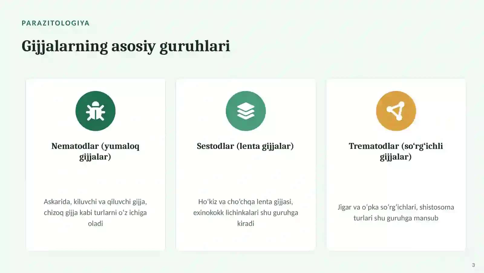 Gijja kasalliklarini davolashda qo‘llaniladigan dori vositalari | 15 slayd 3