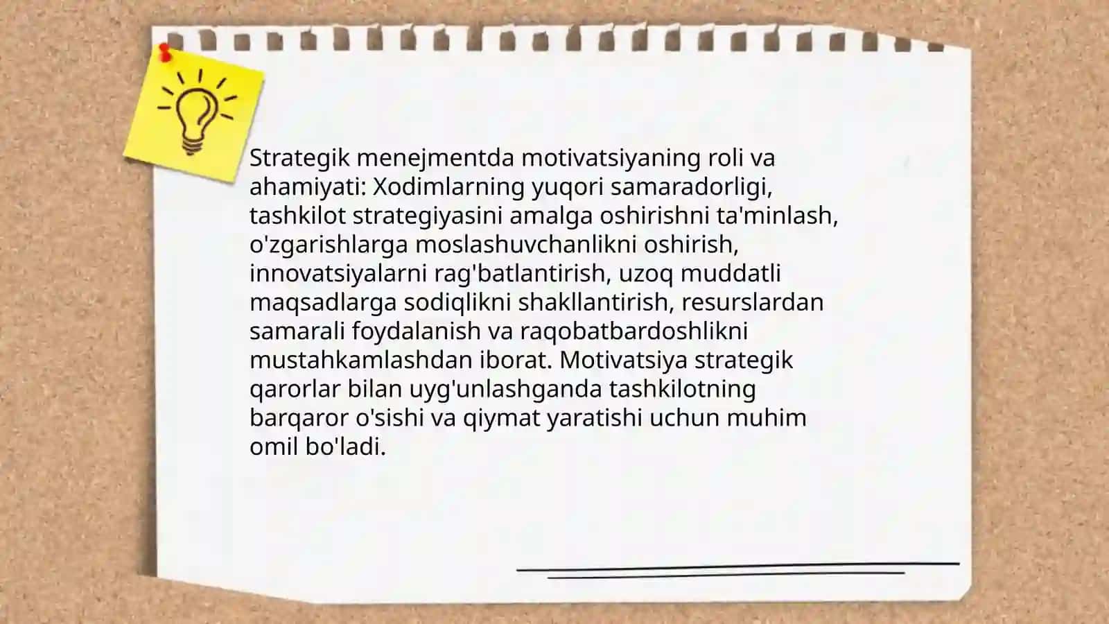 Strategik menejmentda motivlashtirish 3