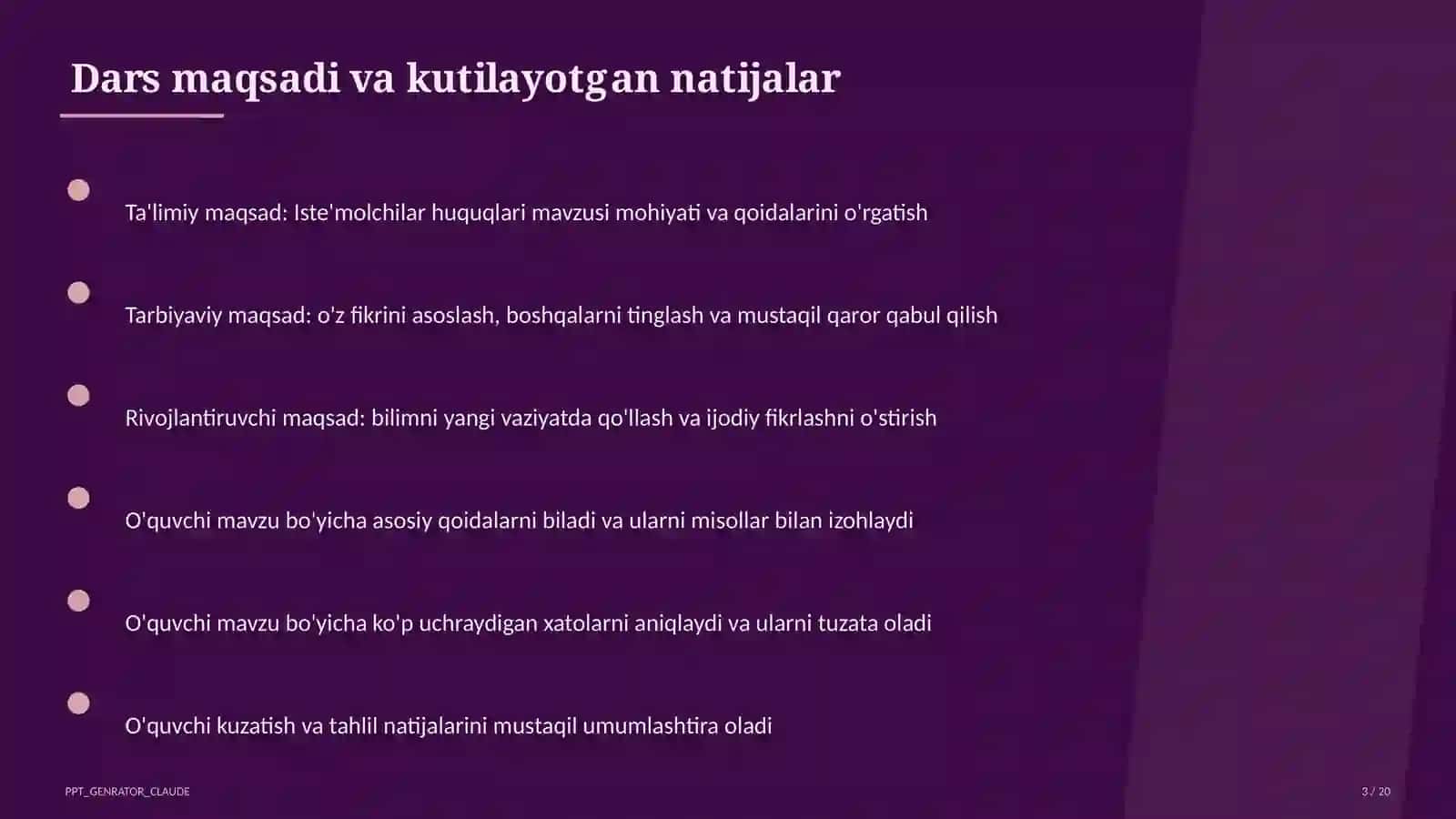 Iste'molchilar huquqlari (10-sinf) 3