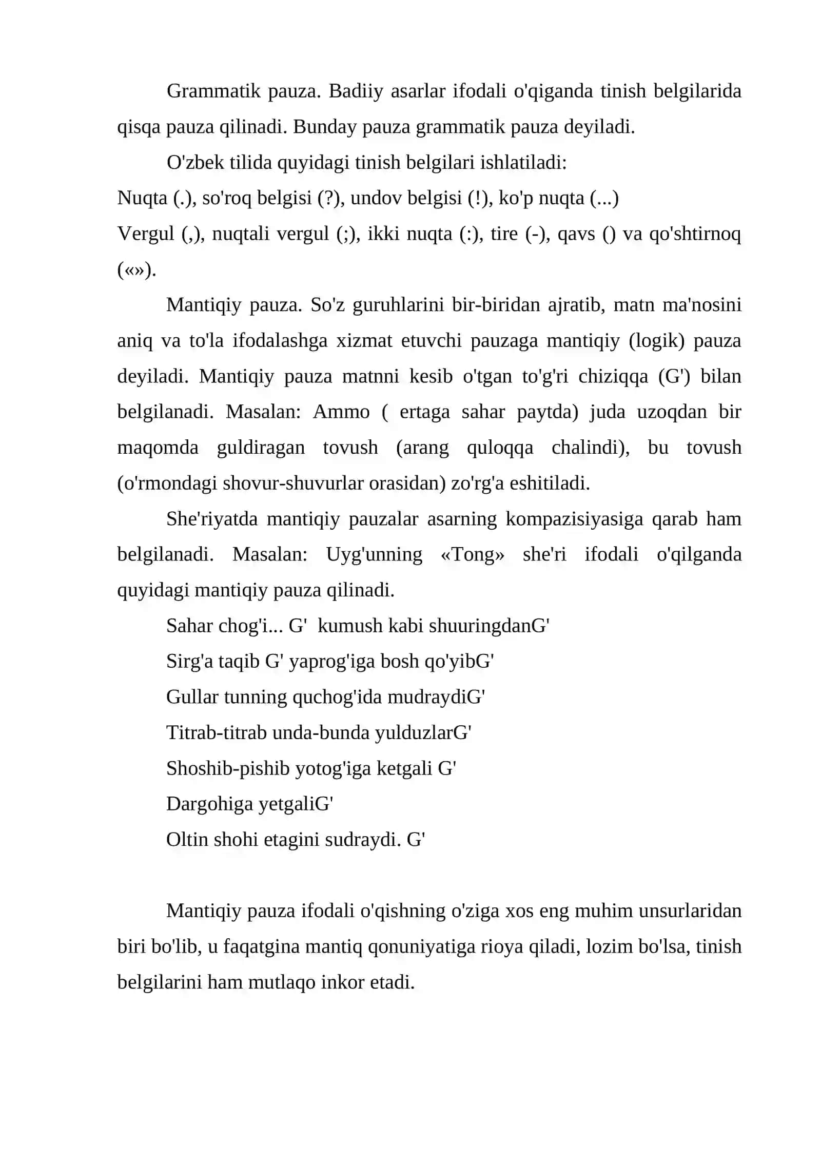 Pazaning xususiyatlari 3