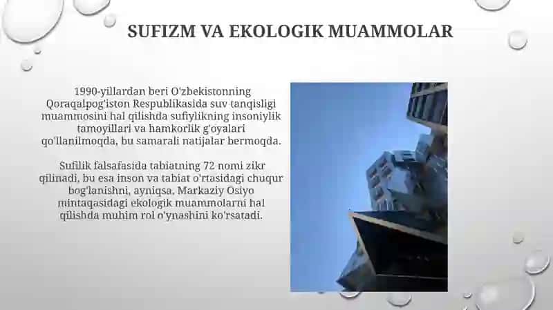Sufizm va ekologik muammolar 3