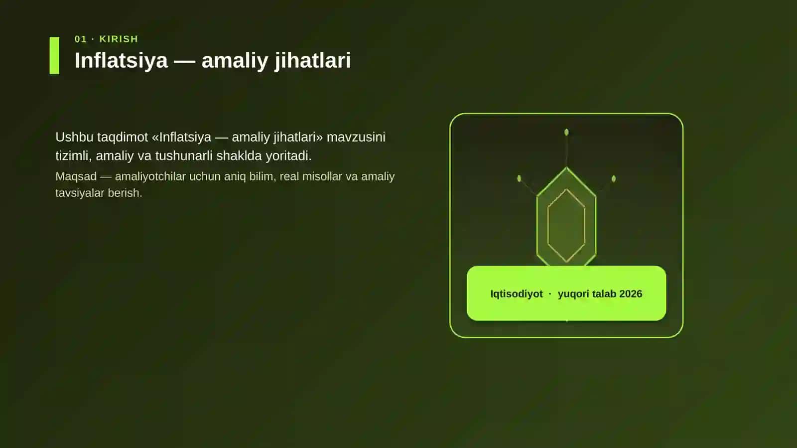 Inflatsiya — amaliy jihatlari 3