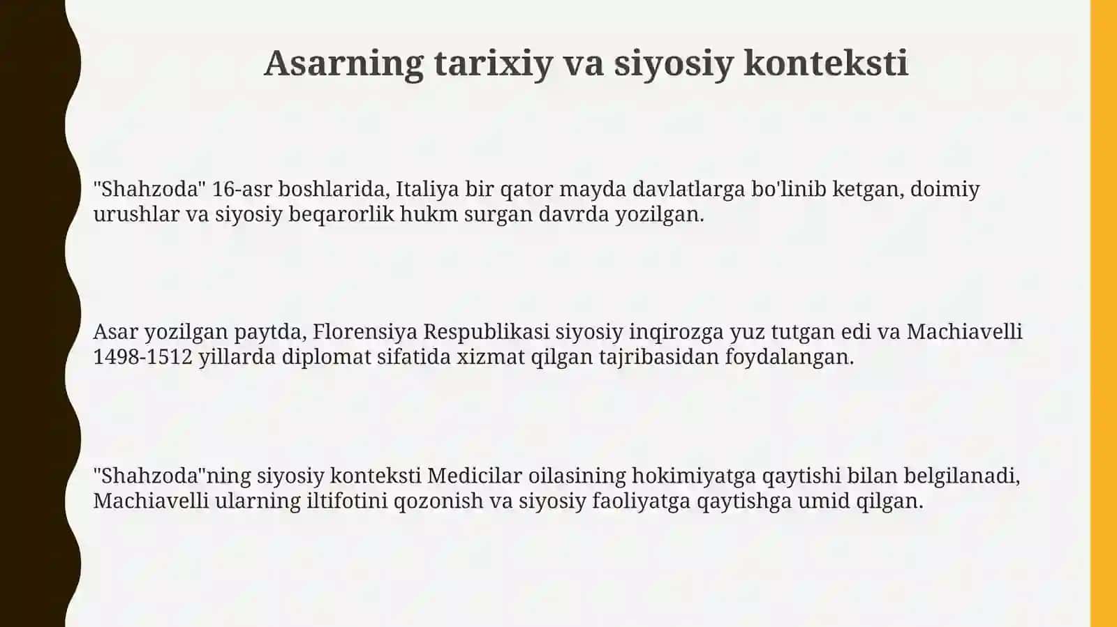 Makiavellining Hukmdorasi 3