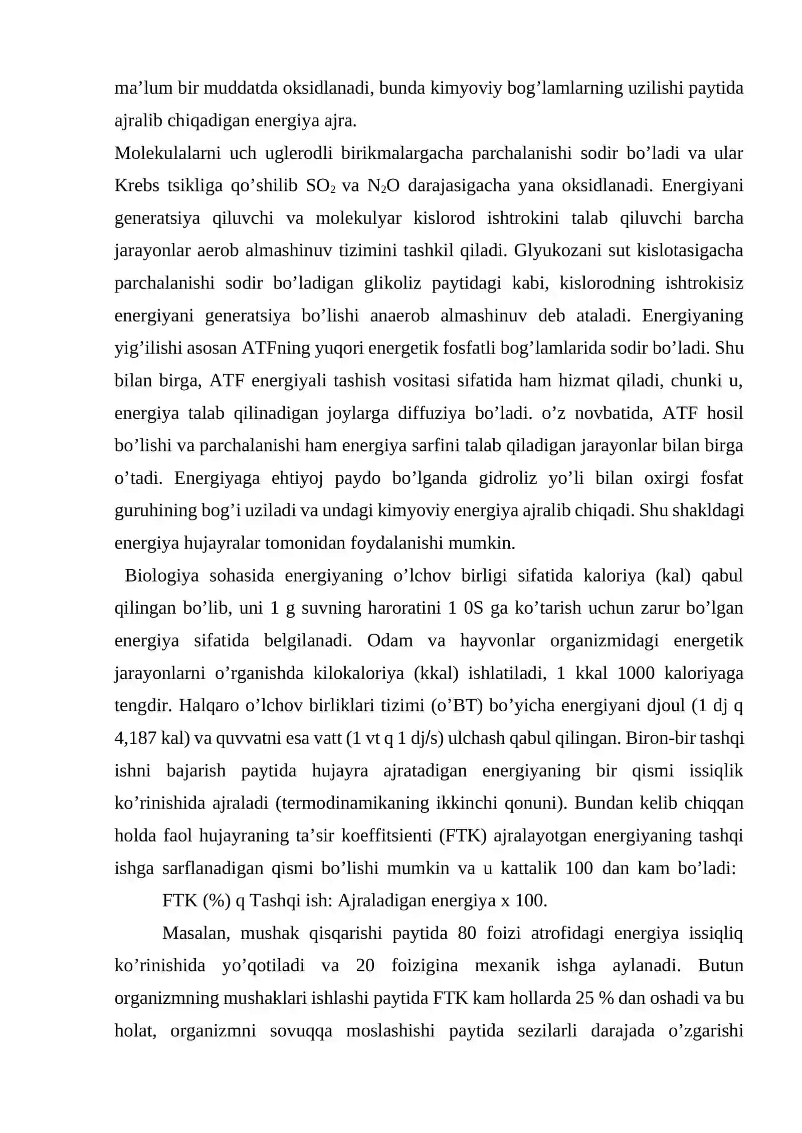 Energiya va moddalar almashinuvi 3