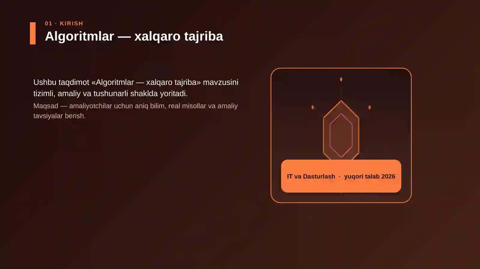 Algoritmlar — xalqaro tajriba 3