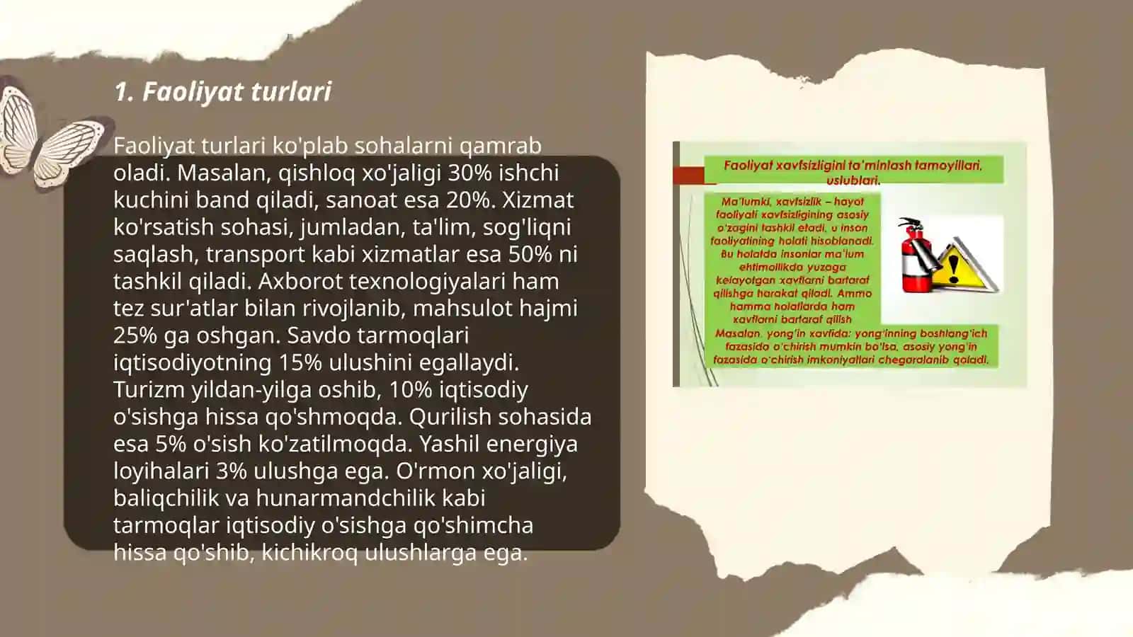 Faoliyat turlari 3