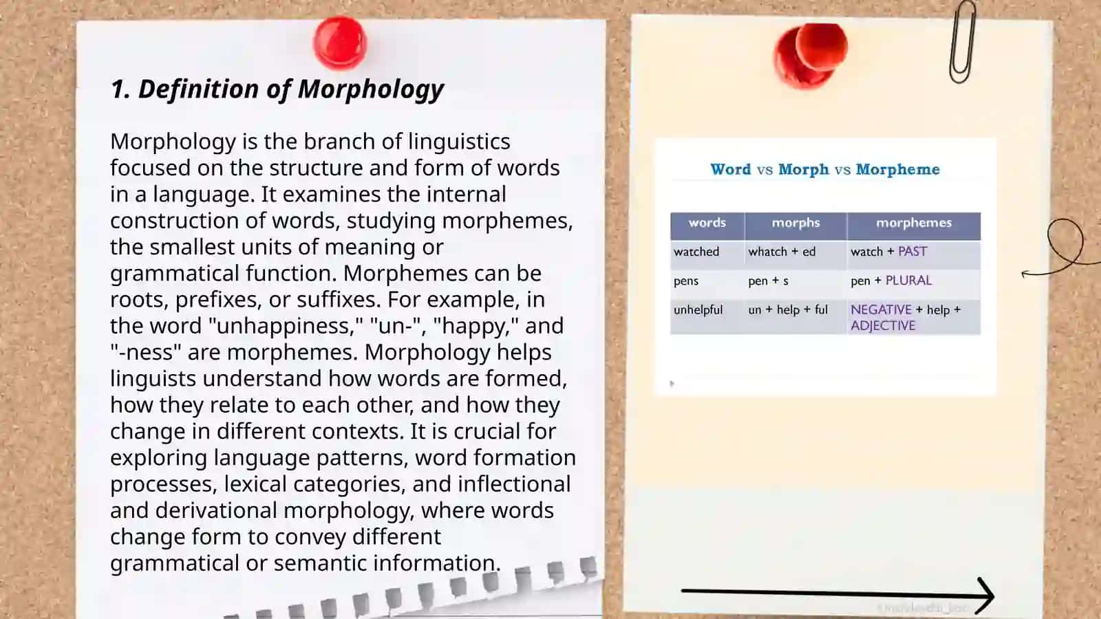 Morphology and morphemes 3