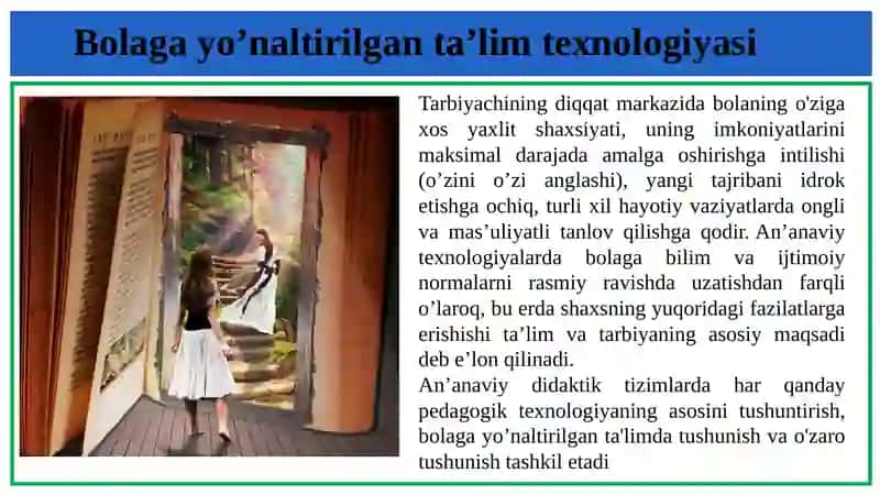 Pedagogik texnologiyalar darssamara do'rligining muhim omilisifati 3