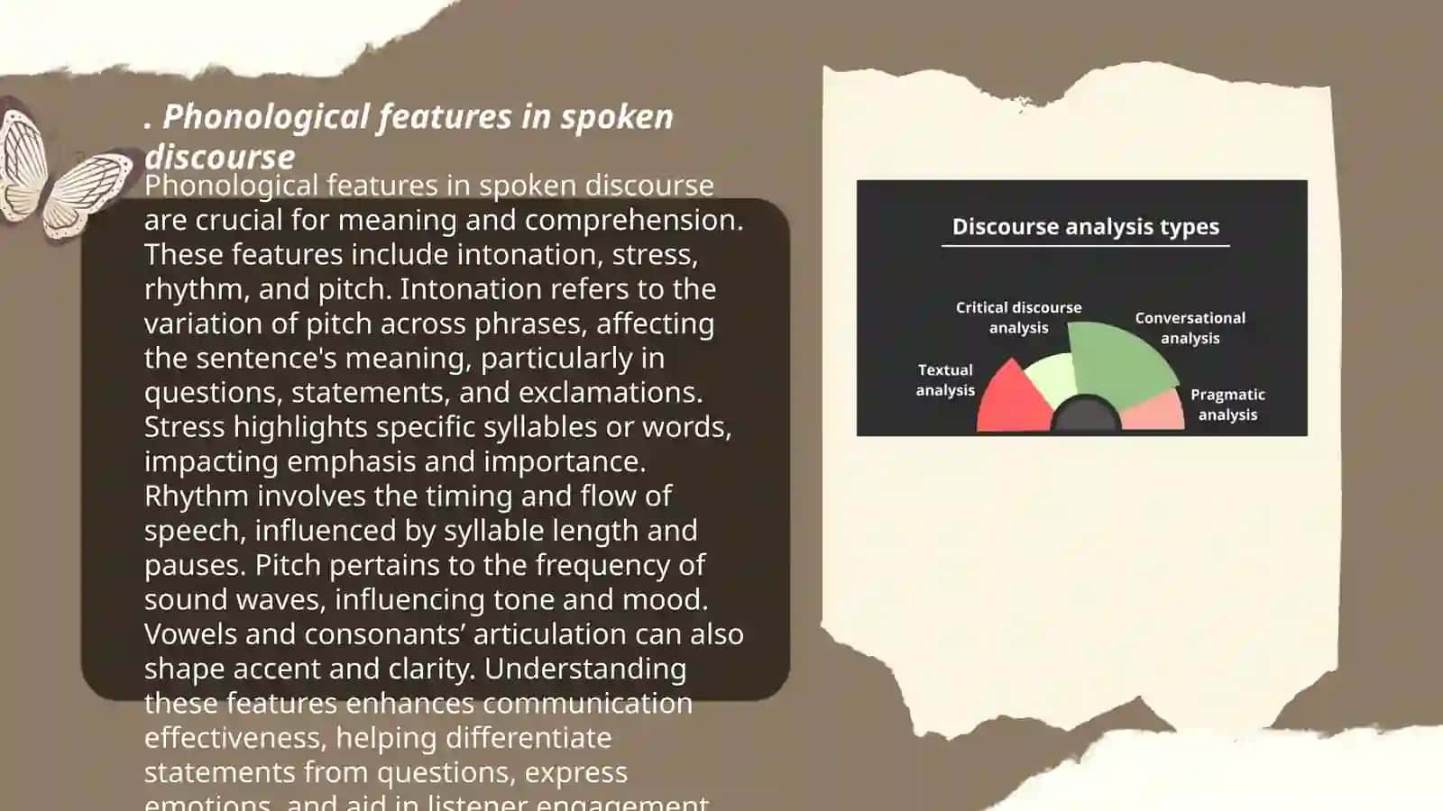 Discourse analysis and phonology 3