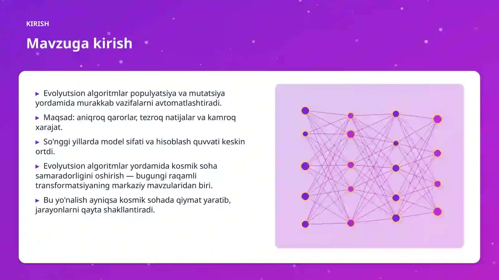 Evolyutsion algoritmlar 3