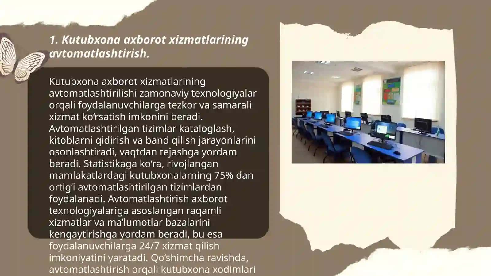 Kutubxona axborot xizmatlarining avtomatlashtirish 3
