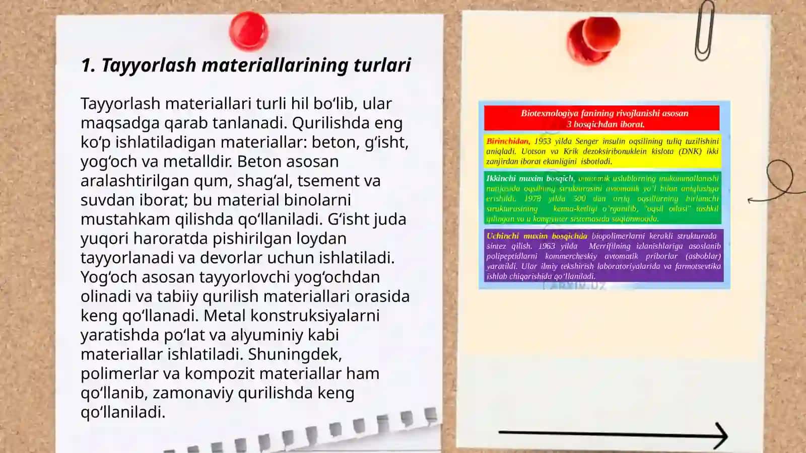 Tayyorlash materiallarining turlari 3