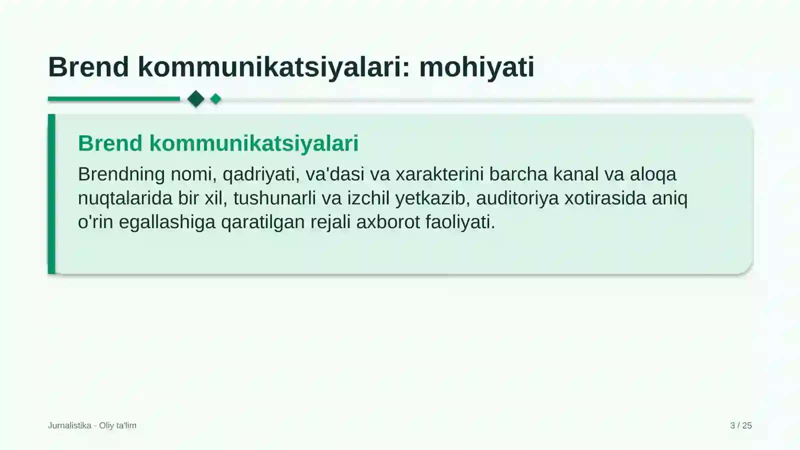 Dasturiy ta'minotni testlash sohasida brend kommunikatsiyalari 3