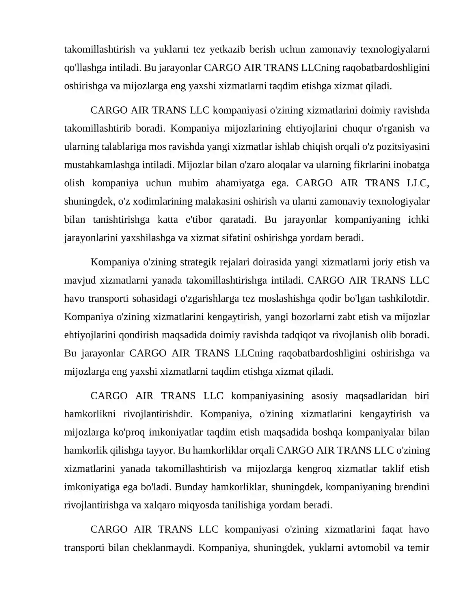 CARGO AIR TRANS LLC 3