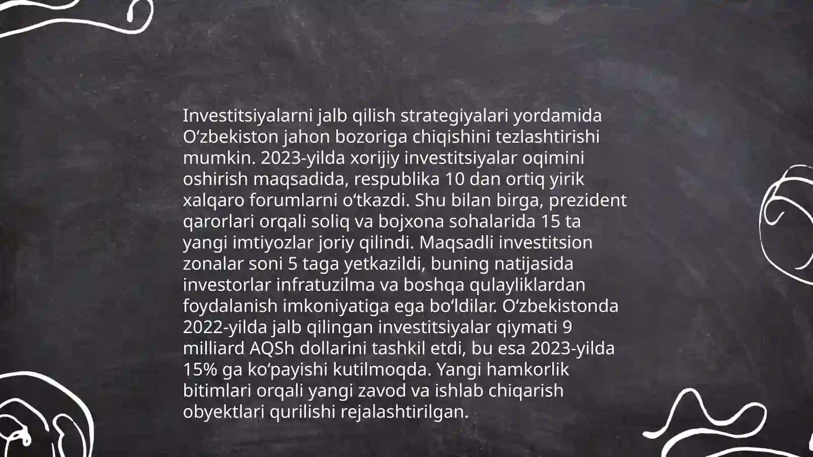 Investitsiyalari jalb qilish va ularni boshqarish 3