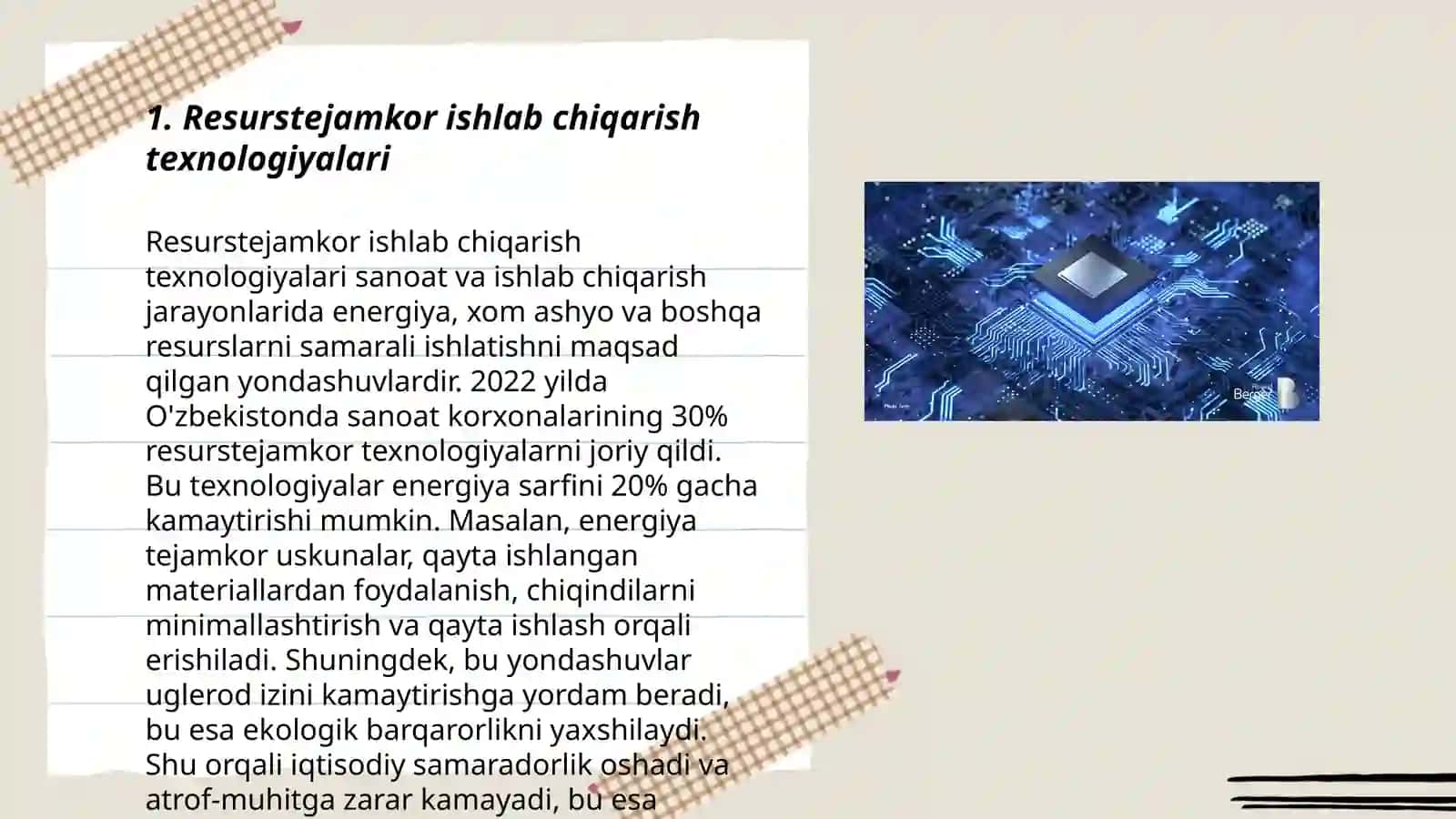 Resurstejamkor ishlab chiqarish texnologiyalari 3