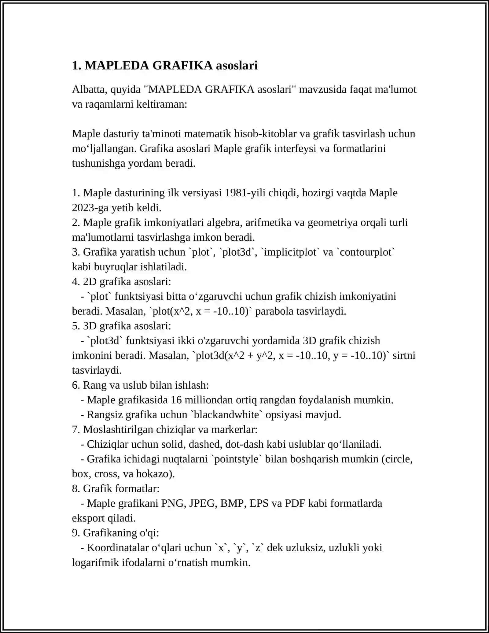 MAPLEDA GRAFIKA 3